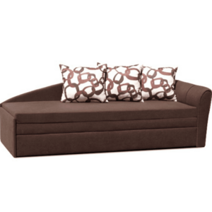 Széthúzható kanapé, barna, balra, LAOS kép