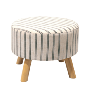 Ülőke, bézs anyag, nyomtatott textil/fa, RONDA kép