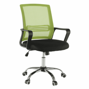 Irodai szék, háló zöld/fekete anyag, APOLO kép