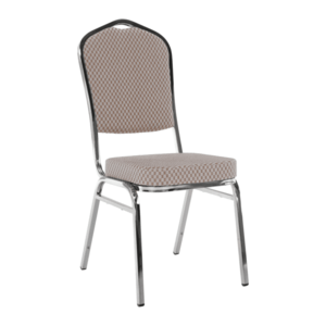 Rákásolható szék, bézs/minta/króm, ZINA 3 NEW kép