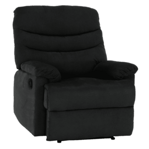 Állítható masszázs fotel, fekete bársony anyag, LAMBERT kép