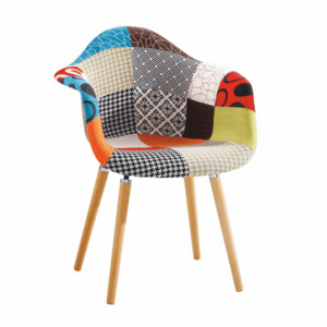 Fotel, anyag patchwork/bükk, KADIR NEW TIP 1 kép
