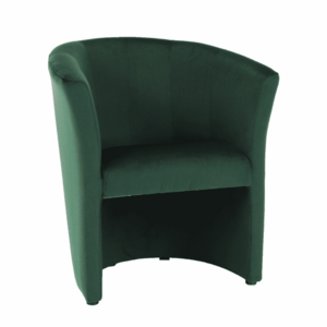 Klub fotel, smaragd anyag, CUBA kép