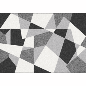 Szőnyeg, fekete/szürke/fehér, 57x90, SANAR kép