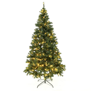 Karácsonyfa fényekkel, zöld, 220cm, LED450, CHRISTMAS TYP 5 kép