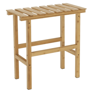 Téglalap alakú kisasztal pezsgőfürdőhöz, természetes bambusz, VIREO TYP 2 kép