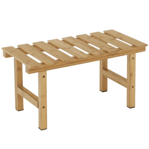Téglalap alakú kisasztal pezsgőfürdőhöz, természetes bambusz, VIREO TYP 4 kép