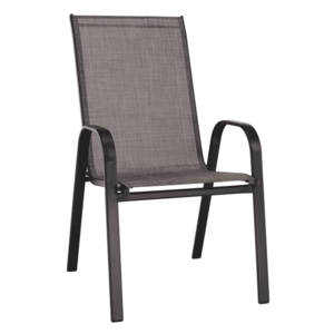 Rakásolható szék, barna melír/barna , ALDERA kép