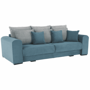 Extra tágas kanapé, kék, menta, világosszürke színű, GILEN BIG SOFA kép