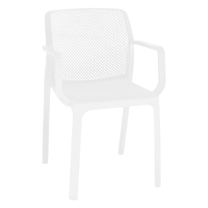 Rakásolható szék, fehér/műanyag, FRENIA kép