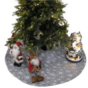 TEMPO-KONDELA CYNTIA, karácsonyfa alátét, szürke, 1, 2 m kép
