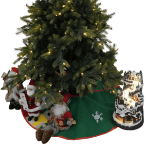 TEMPO-KONDELA GENEVIEVE, karácsonyfa alátét, zöld, 1, 2 m kép