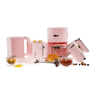 TEMPO-KONDELA DOTS, konyhai készülék szett, 5 db, rózsaszín kép