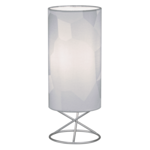 Asztali lámpa, fém/szürke textil lámpaernyő, AVAM kép