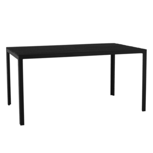 Kerti asztal, 150 cm, fekete, ABELO kép