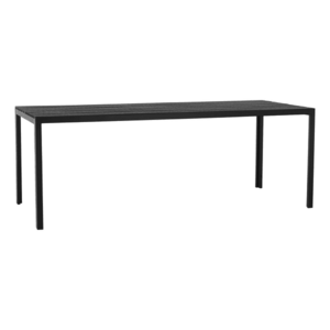 Kerti asztal, 205 cm, fekete, ABELO kép