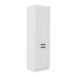 Szekrény beépített hűtőhöz, fehér, LULA 60 LO-210 2F kép