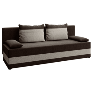 Szétnyitható kanapé, barna/szürkésbarna Taupe, PREMIUM NEW kép