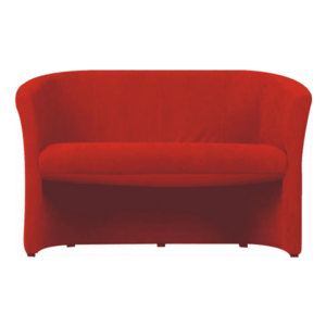 Klub dupla fotel, szövet piros, CUBA kép