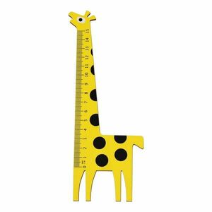 Yellow Giraffe zsiráf alakú fa vonalzó - Rex London kép