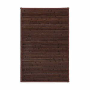 Sötétbarna bambusz szőnyeg 60x90 cm – Casa Selección kép