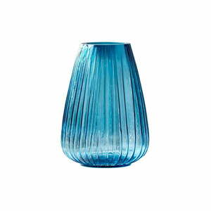 Kusintha kék üveg váza, magasság 22 cm - Bitz kép