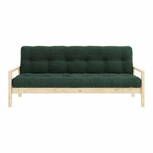 Sötétzöld kinyitható kanapé 205 cm Knob – Karup Design kép