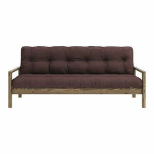 Sötétbarna kinyitható kanapé 205 cm Knob – Karup Design kép