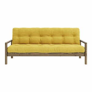 Sárga kinyitható kanapé 205 cm Knob – Karup Design kép