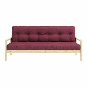 Borvörös kinyitható kanapé 205 cm Knob – Karup Design kép