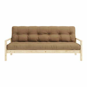 Barna kinyitható kanapé 205 cm Knob – Karup Design kép