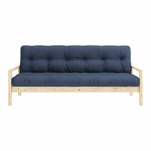 Sötétkék kinyitható kanapé 205 cm Knob – Karup Design kép