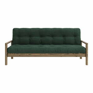 Sötétzöld kinyitható kanapé 205 cm Knob – Karup Design kép