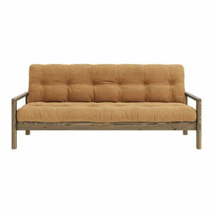 Mustársárga kinyitható kanapé 205 cm Knob – Karup Design kép