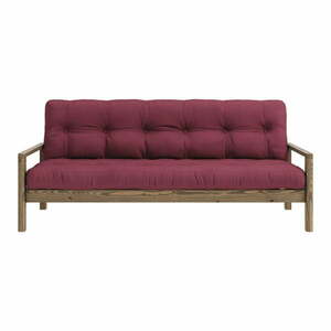 Borvörös kinyitható kanapé 205 cm Knob – Karup Design kép