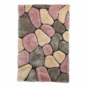 Noble House Rock szürke-rózsaszín szőnyeg, 150 x 230 cm - Think Rugs kép