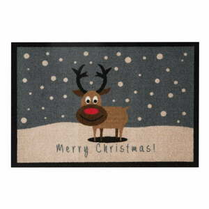 Merry Christmas Reindeer lábtörlő, 40 x 60 cm - Hanse Home kép