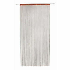 Barna függöny ajtóra 100x200 cm String – Mendola Fabrics kép