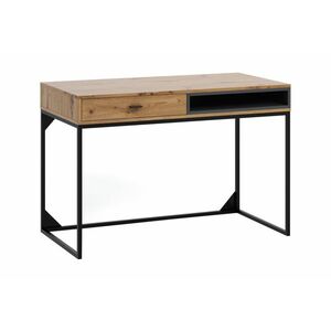 OTYL íróasztal, 120x80, 5x60, dub artisan/fekete kép