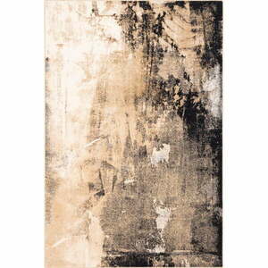 Bézs gyapjú szőnyeg 133x180 cm Eddy – Agnella kép