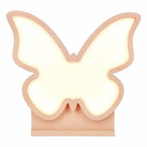 Rózsaszín gyerek éjjelilámpa Butterfly – Candellux Lighting kép