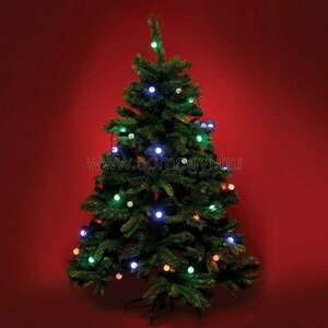 HOME karácsonyi LED-es EVA gömb fényfüzér 8 pr. nem memóriás (KIB... kép
