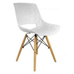 Jumi Lars Skandináv stílusú szék, PP, fa, max 100 kg, 45x55x78 cm... kép