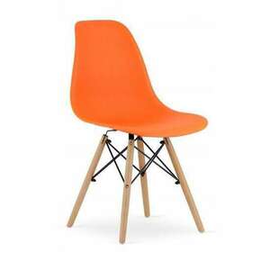 Skandináv stílusú szék, Artool, Osaka, PP, fa, narancssárga és na... kép