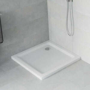Mexen Flat Slim 70x70 szögletes lapos akril zuhanytálca, 5 cm magas kép