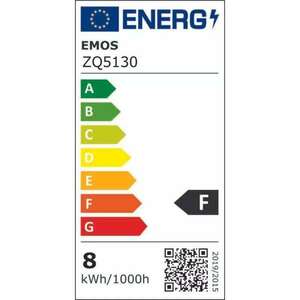 Emos LED fényforrás normál E27 8W 645lm meleg fehér (ZQ5130) (Emo... kép