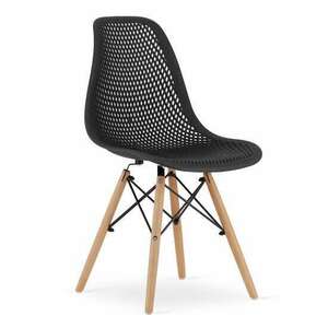 Skandináv stílusú szék, Artool, Brown, PP, fa, fekete, 44.5x51x82.5 cm kép