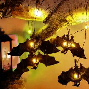 Springos fény dekoráció 10 led halloween kép