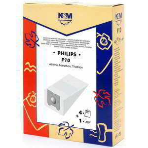 K&M P-10 Philips Porzsák (4 db / csomag) kép