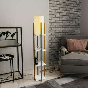 Shelf Lamp - 8119 Állólámpa Arany fehér kép